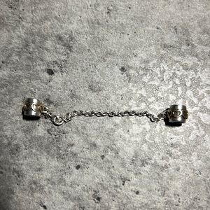 Pandora Safety Chain 14k Gold Hearts Pre-owned
